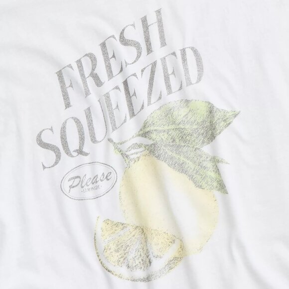 Aerie Oversized Graphic Boyfriend T-shirt (”Fresh Squeezed”) - Picture 3 of 4